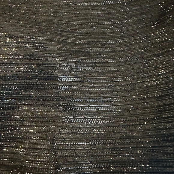 Kate Spade Black  Shimmer One Shoulder Formal Dress 8 - Picture 10 of 11